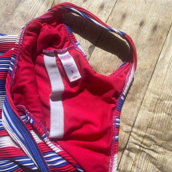2/$20, 3/$24 NWOT 1-piece girls swimsuit, size 8. Justice. - Picture 3 of 3